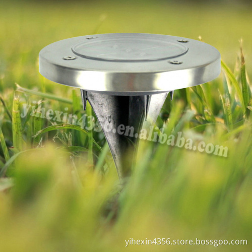 Boruit 3 Leds Outdoor Solar Landscape Light Waterproof Garden Lighting